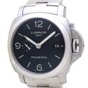 Panerai Luminor 1950 3 Days GMT PAM00329 Men's Watch, Stainless Steel, 40179
