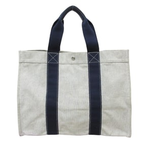 HERMES Bora GM Tote Bag in Toile H Navy for Women