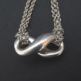 Tiffany & Co. Infinity Necklace 925SV Silver Women's