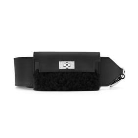 Hermes Hermès Shoulder Strap Bandouliere Kelly Pocket Black Swift Mouton B Stamp