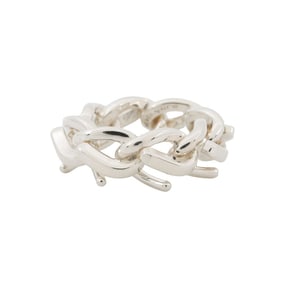 Tiffany & Co. Forged Link Ring in SV925