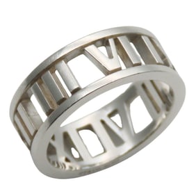 Tiffany & Co. Atlas 925 Sterling Silver Ring, approximately 3.5g, for women.