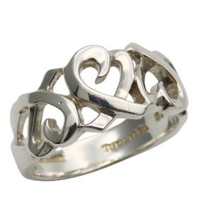 Tiffany & Co. Triple Loving Heart Ring, SV925, approximately 4.0g, Silver, Paloma Picasso, Women's.
