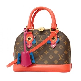 Louis Vuitton Monogram Totem Alma BB Handbag M41659 Brown Flamingo 2-Way Bag for Women (P1732825)