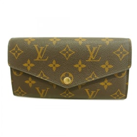 Louis Vuitton Monogram Portefeuille Sarah Long Wallet M62236 Brown Coquelicot Women's P1731940