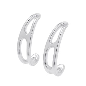Hermes Chaine d'Ancre Punk Anchor Earrings in 925 Sterling Silver