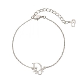 Christian Dior Oblique Bracelet, Stainless Steel, Silver, for Women