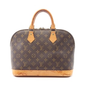 Louis Vuitton Alma PM Monogram Handbag, Coated Canvas and Leather, Women's, Brown, M51130