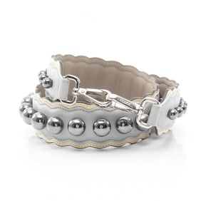 Fendi Strap You Shoulder Accessory Leather Women's Green and Ivory