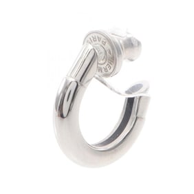 Hermes Hermès sabot single earring in stainless steel for men and women silver.