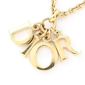 Christian Dior Dior necklace jewelry GP (gold plated) women's gold