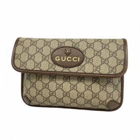 Gucci Waist Bag GG Canvas Sherry Line Neo 493930 Brown Beige Women's P1752733