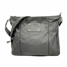 Gucci Shoulder Bag 190279 Leather Black Women's P1752727