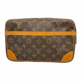 Louis Vuitton Monogram Compiègne 28 Clutch Bag M51845 Brown Men's P1752265