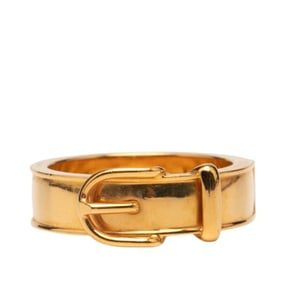 Hermès Boucle Cellier Belt Motif Ring, Gold Plated, Women's, HERMES