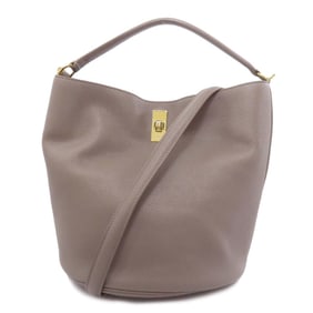 Celine Bucket 16 2-Way Handbag Leather Women's