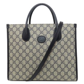 Gucci 659983 GG Supreme 2-Way Tote Bag PVC Women's