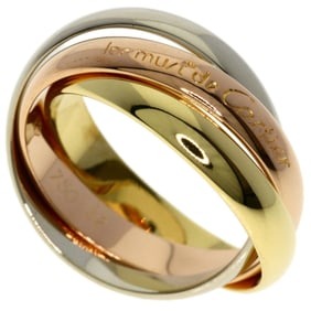 Cartier Trinity #52 Ring, 18K Yellow Gold, 18KWG, 18KPG, Women's