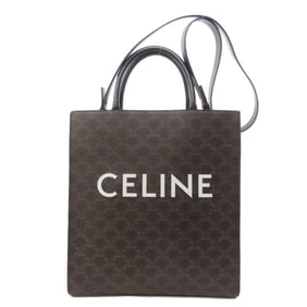 Celine Vertical Cabas Triomphe 2-Way Handbag PVC Women's