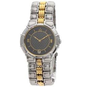 Seiko 9579-6000 Credor Entrata Stainless Steel Watch, SSxGP, Men's