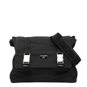 Gucci Crossbody Shoulder Bag/Messenger Bag 122373 Black Nylon and Leather Women's GUCCI