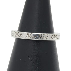 Tiffany & Co. Narrow New York Ring, 925 Sterling Silver, Women's, TIFFANY