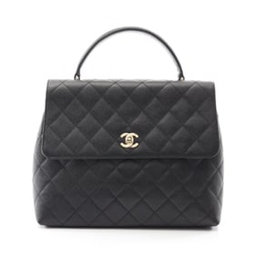 CHANEL Matelasse Handbag in Caviar (Grained Calfskin) for Women, Black