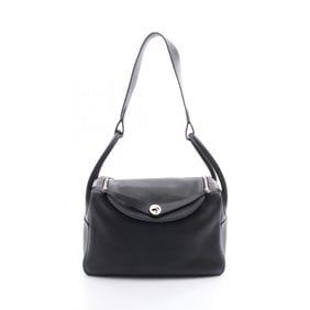 Hermes Hermès Lindy 34 Shoulder Bag in Taurillon Clemence Leather, Black