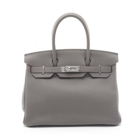 Hermes Birkin 30 Etain Togo Handbag, Women's, Gray