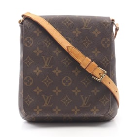 Louis Vuitton Musette Salsa Short Strap Monogram Shoulder Bag, Coated Canvas and Leather, Brown,