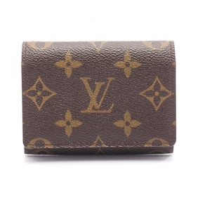 Louis Vuitton Envelope Carte de Visite Business Card Case, Leather, Brown, Men's/Women's, M63801