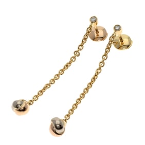 Cartier Baby Trinity Ball Diamond Earrings in 18K Yellow Gold (18KWG/18KPG) for Women