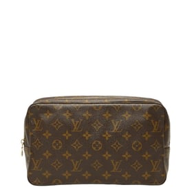Louis Vuitton Monogram True Toilet 28 Second Bag/Clutch Bag M47522 Brown Women's LOUIS VUITTON