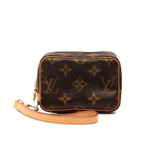 Louis Vuitton Monogram Truth Wapiti Pouch Camera Case M58030 Brown Leather Women's LOUIS VUITTON