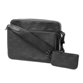 Louis Vuitton Men's Trio Shoulder Bag Monogram Shadow Noir Black M46602