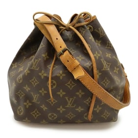 LOUIS VUITTON Monogram Petit Noe Shoulder Bag, Model M42226