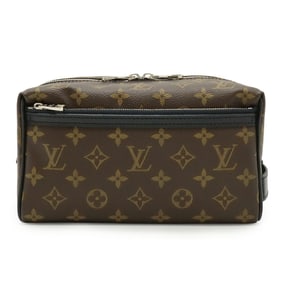 LOUIS VUITTON Monogram Macassar Truss Toilette Pouch Travel Second Bag Handbag M40378
