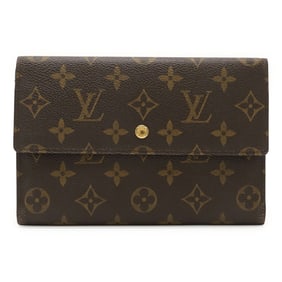 LOUIS VUITTON Monogram Pochette Passport Tri-fold Long Wallet, Case M60135