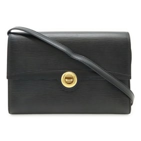 LOUIS VUITTON Epi Arches Shoulder Bag/Pochette/Clutch Bag in Noir Black (M52572)