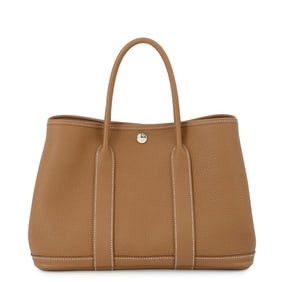 Hermes Hermès Garden TPM Tote Bag, Gold, Negonda, Double Stamp