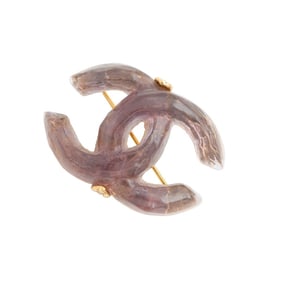 Chanel Coco Mark Plastic Brooch 99P CHANEL