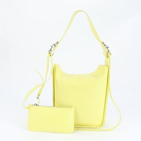 Balenciaga North South Leather 2-Way Shoulder Bag with Pouch, Handbag, Tote Bag, 659920, Women's