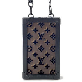 Louis Vuitton Monogram Tuftage Vertical Soft Trunk Shoulder Bag M45044 Black