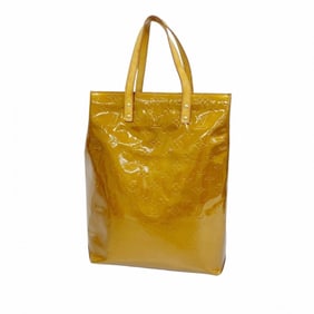 Louis Vuitton Vernis Reed MM Tote Bag M91143 Bronze Women's