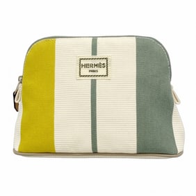 Hermes Bolide Mini Pouch Cotton Absinthe for Women