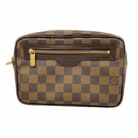 Louis Vuitton Damier Pochette Bien Macao Clutch Bag N61739 Ebene Men's