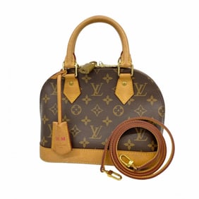 Louis Vuitton Monogram Alma BB Handbag M46990 Brown 2-Way Bag for Women