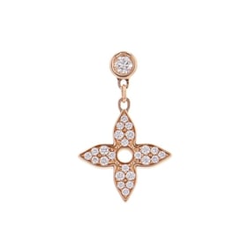 Louis Vuitton Deal Blossom Diamond Earrings, 25 pieces, totaling approximately 0.12 carats, 18KPG,