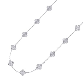 Van Cleef & Arpels Alhambra Necklace, 20 motifs, guilloched, 18KWG, VCARP9XH00