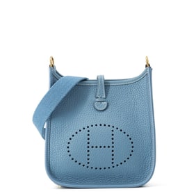 Hermes Hermès Evelyn TPM Shoulder Bag, Amazon, New Blue Jean, Taurillon Clemence, B Stamp